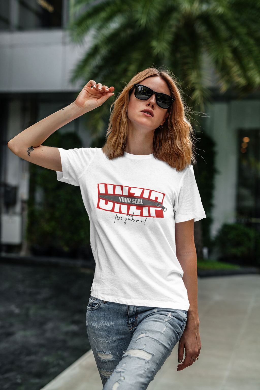 Unzip Your Soul Graphic T-Shirt
