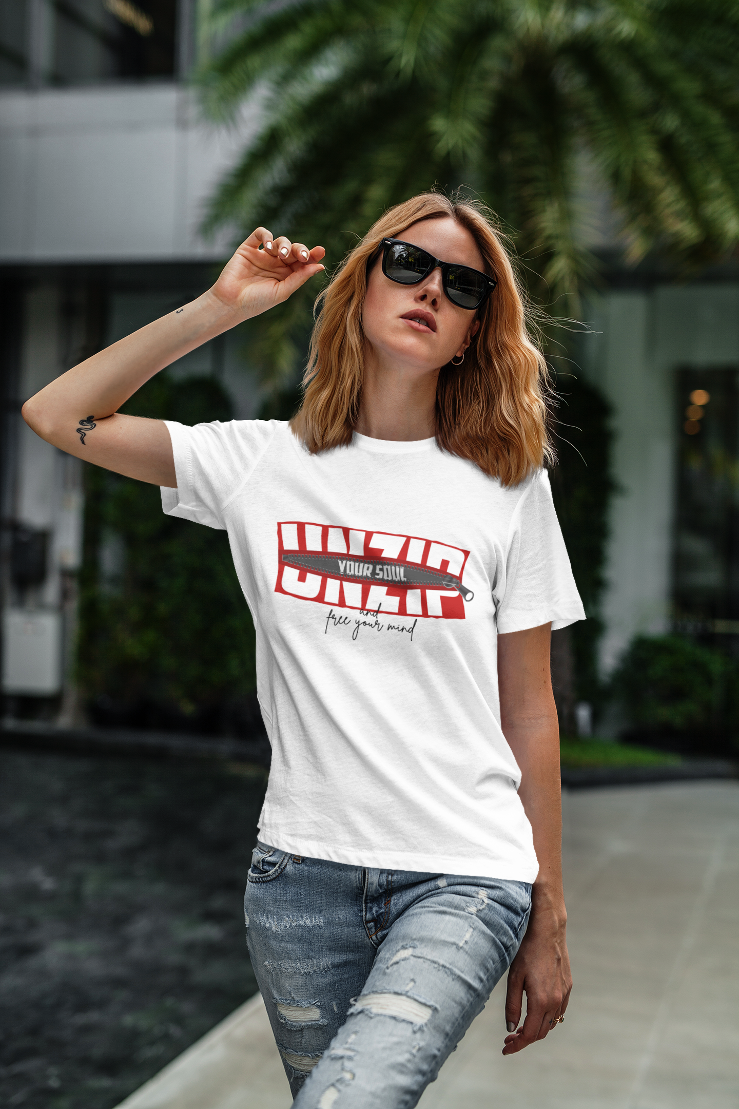 Unzip Your Soul Graphic T-Shirt