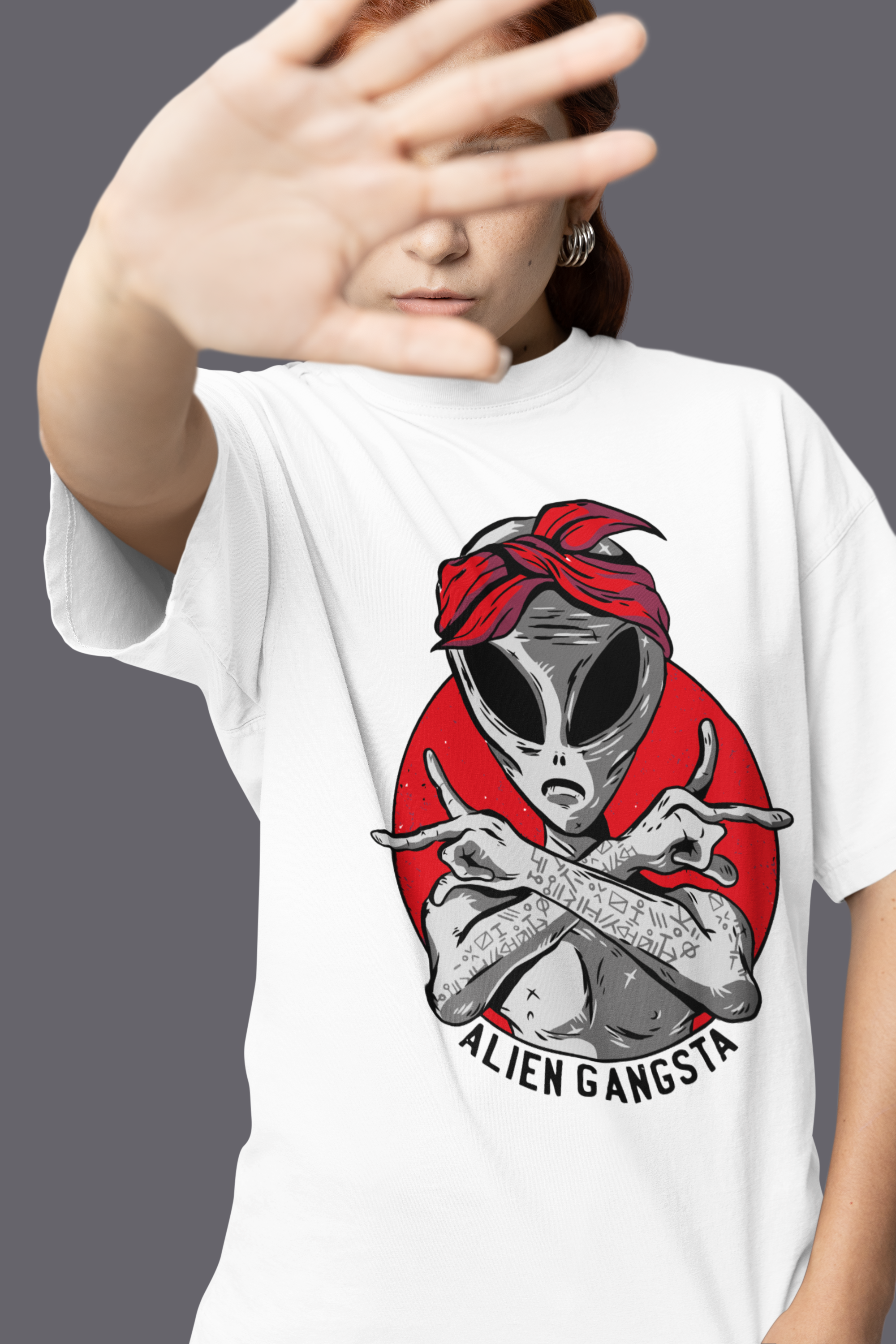 Alien Gangster Oversized T-Shirt