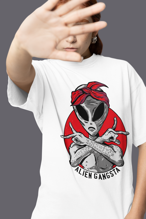 Alien Gangster Oversized T-Shirt