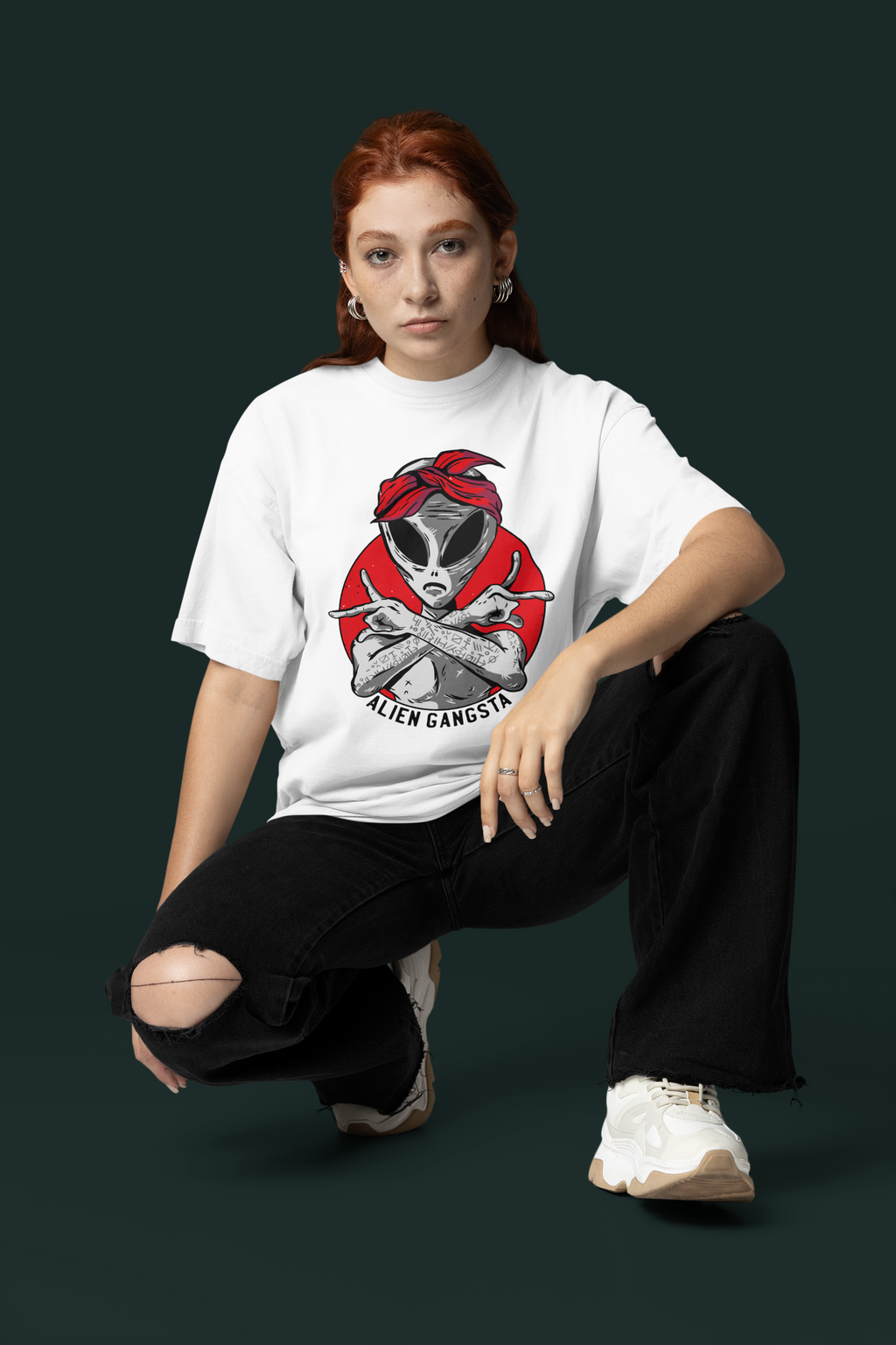 Alien Gangster Oversized T-Shirt