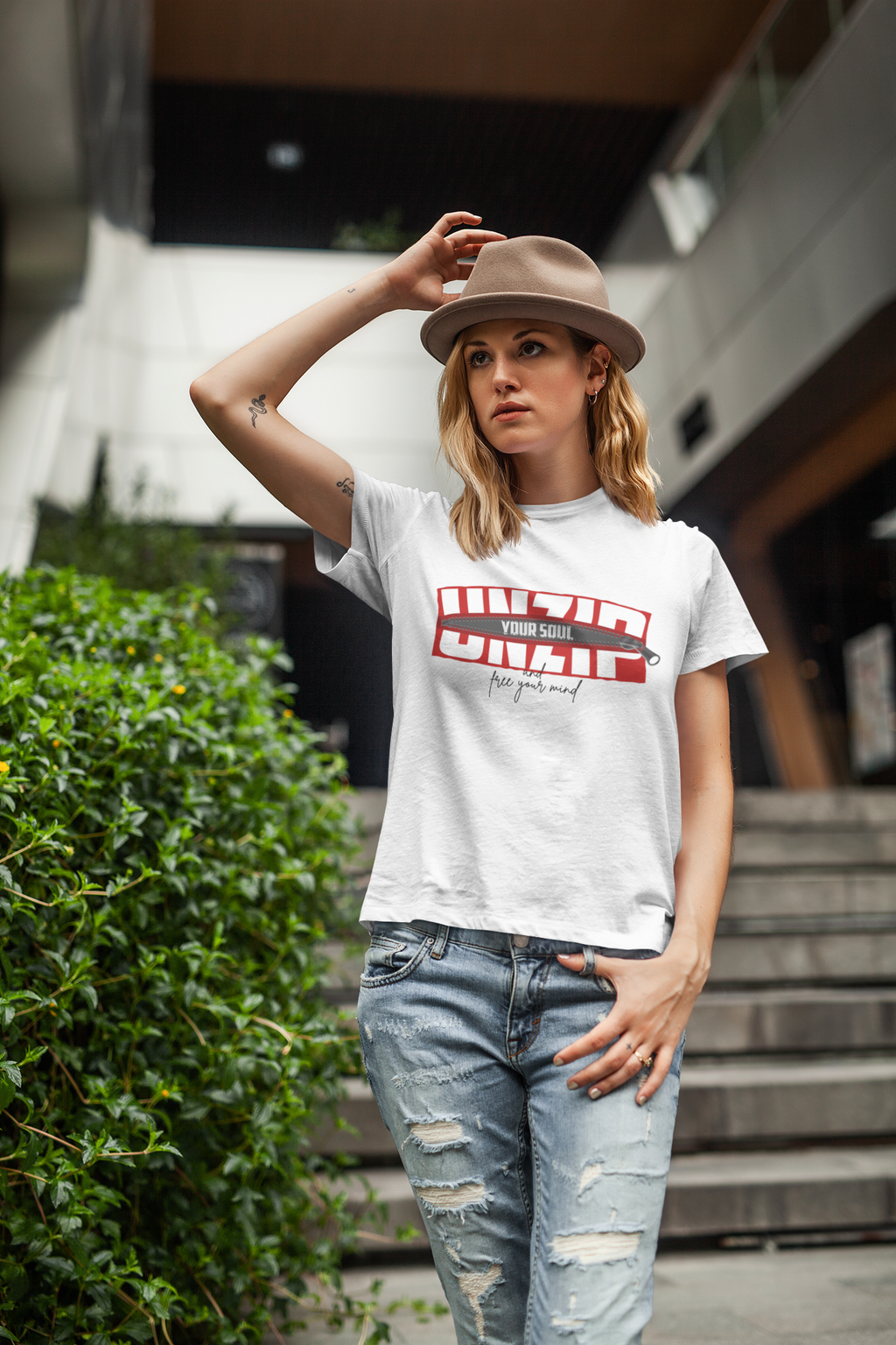 Unzip Your Soul Graphic T-Shirt