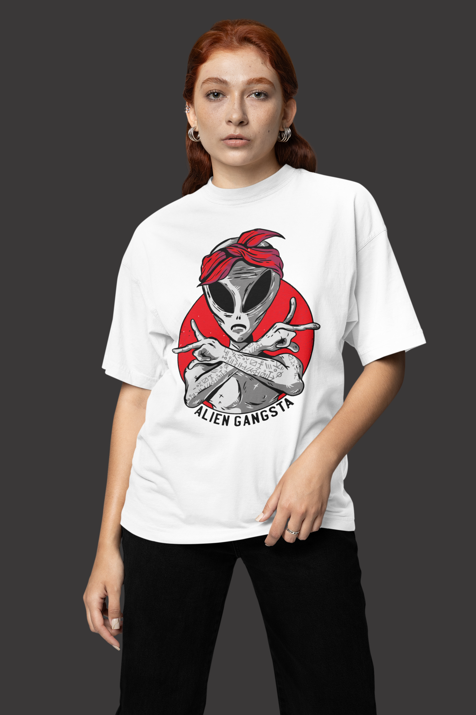 Alien Gangster Oversized T-Shirt