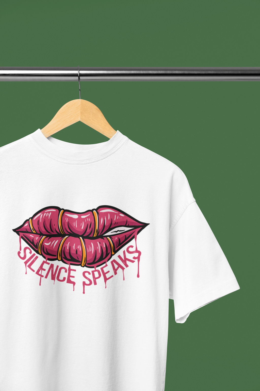 Silence Speaks Graphic T-Shirt