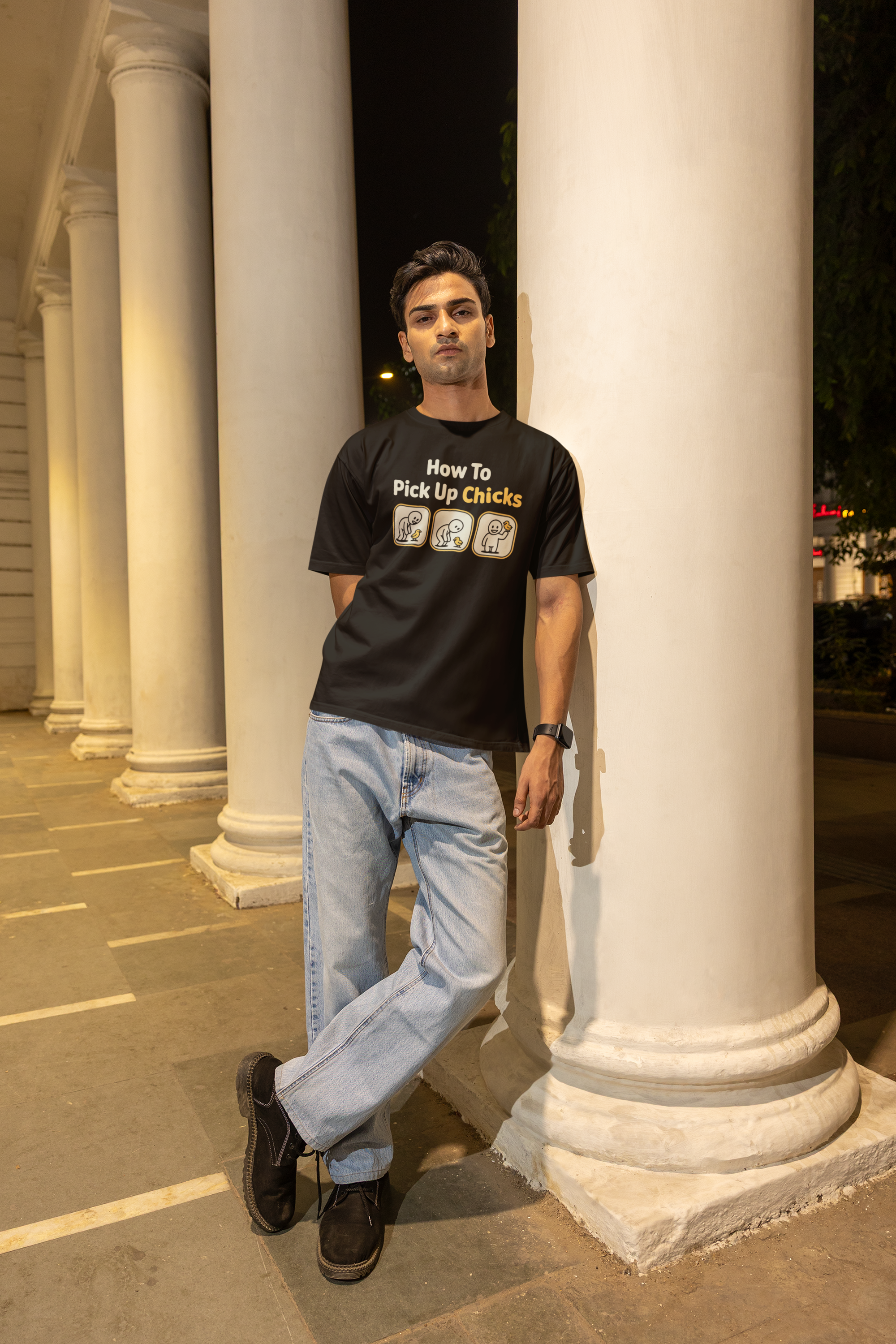 How To Pick Up Chicks Oversized T-Shirt