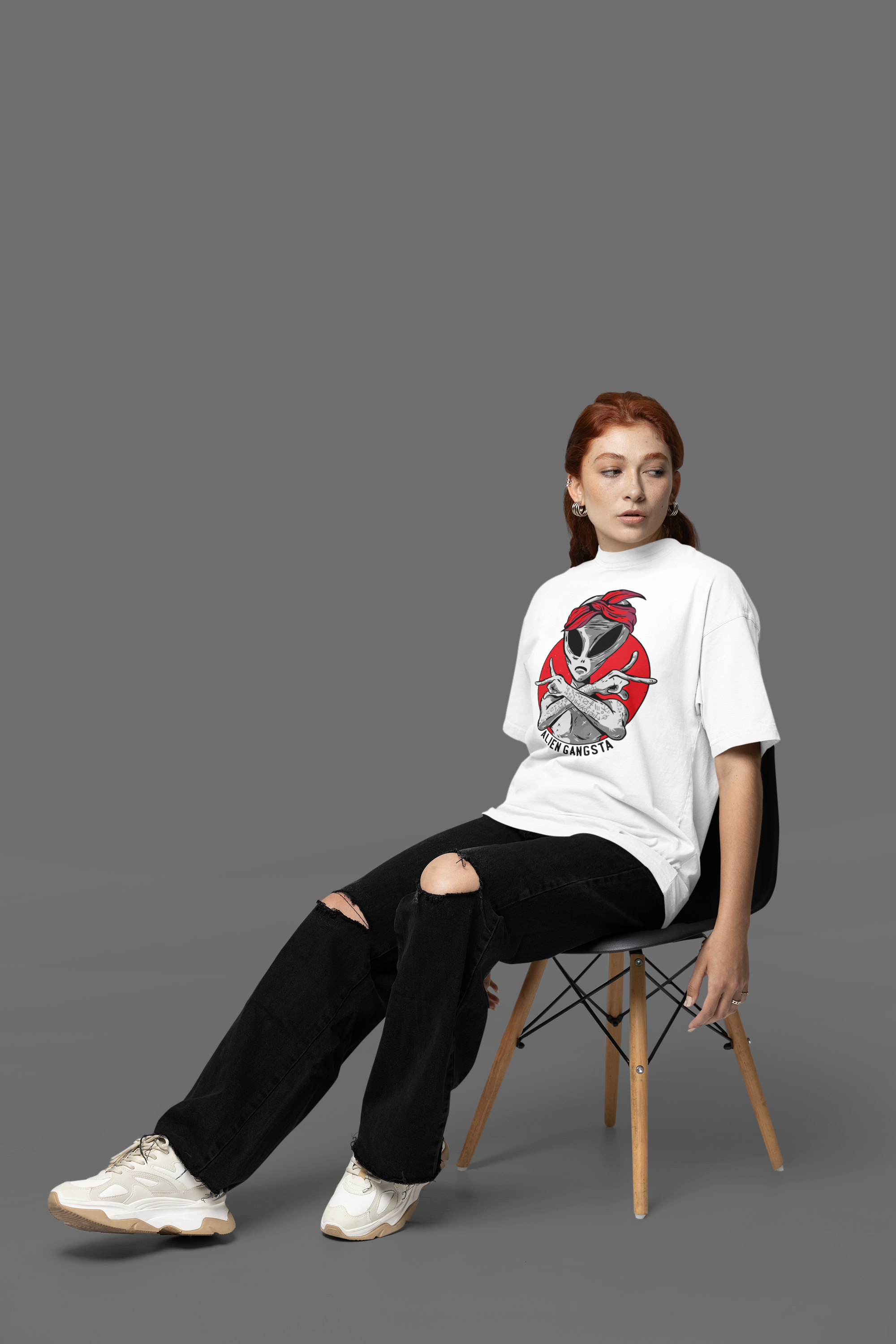 Alien Gangster Oversized T-Shirt