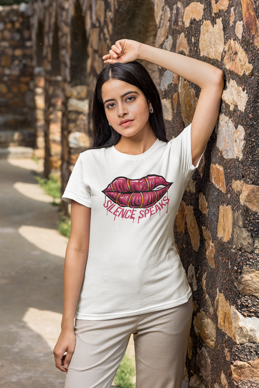 Silence Speaks Graphic T-Shirt