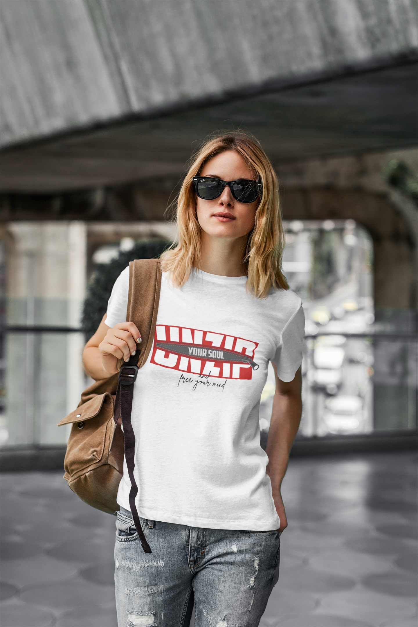 Unzip Your Soul Graphic T-Shirt