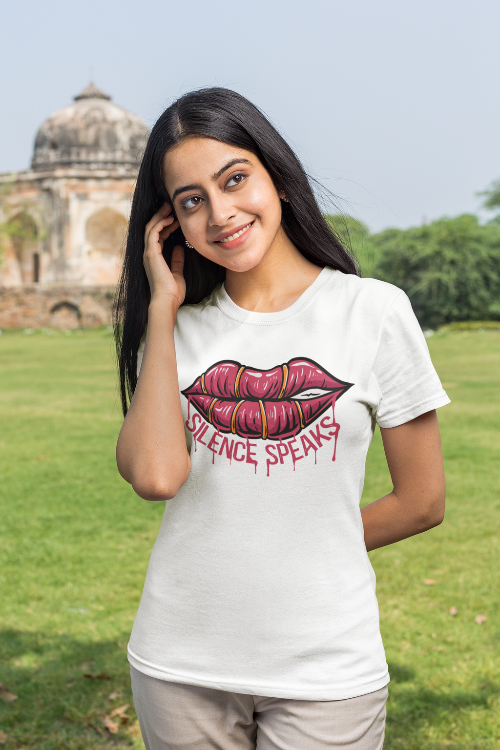 Silence Speaks Graphic T-Shirt